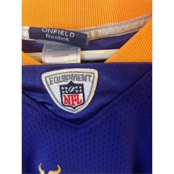 NFL Reebok Onfield MN Vikings Favre Jersey (M) - Picture 3 of 5